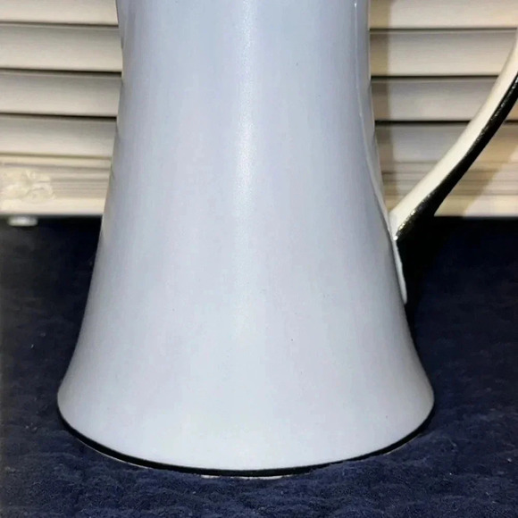 Antique Vintage Noritake Morimura Light Blue & Black Coffee Pot Made in Japan - Picture 8 of 16